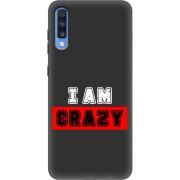 Черный чехол Uprint Samsung A705 Galaxy A70 I'm Crazy