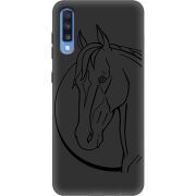 Черный чехол Uprint Samsung A705 Galaxy A70 Horse