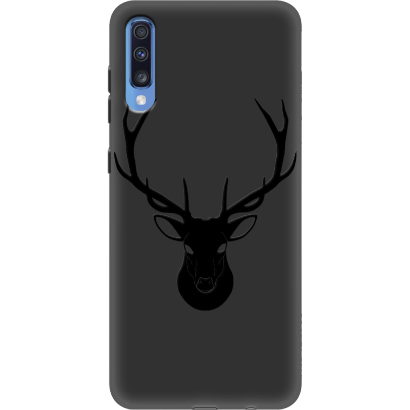 Черный чехол Uprint Samsung A705 Galaxy A70 Deer