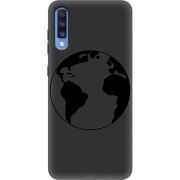 Черный чехол Uprint Samsung A705 Galaxy A70 Earth