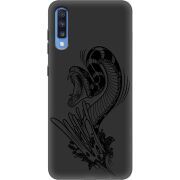 Черный чехол Uprint Samsung A705 Galaxy A70 Snake