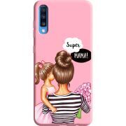 Розовый чехол Uprint Samsung A705 Galaxy A70 Super Mama and Daughter