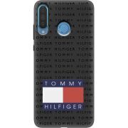 Черный чехол Uprint Huawei P30 Lite Tommy Print