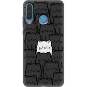 Черный чехол Uprint Huawei P30 Lite 