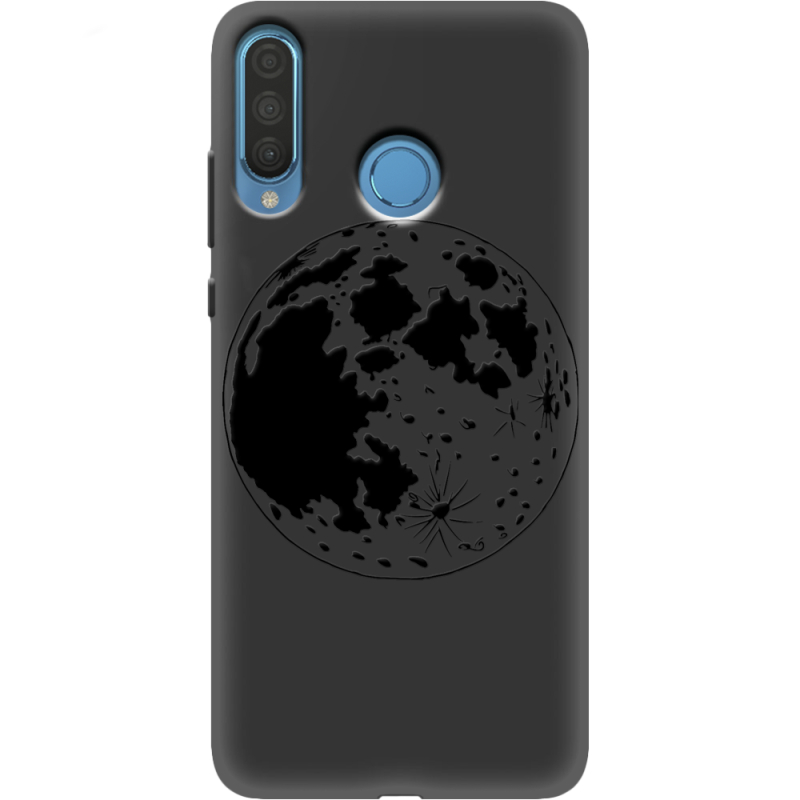 Черный чехол Uprint Huawei P30 Lite Planet