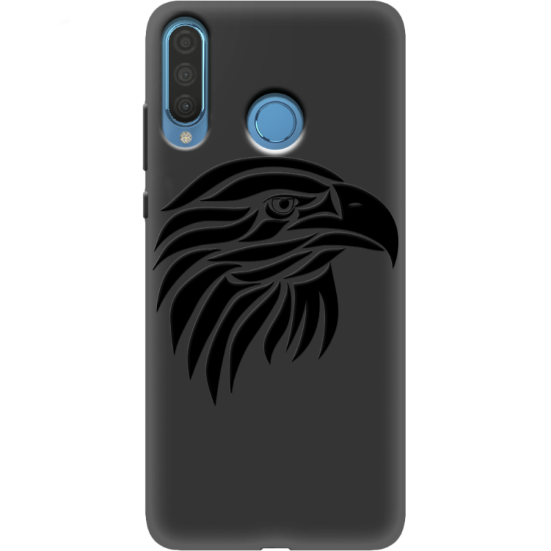 Черный чехол Uprint Huawei P30 Lite Eagle