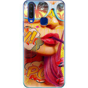 Чехол Uprint Vivo Y15 Yellow Girl Pop Art