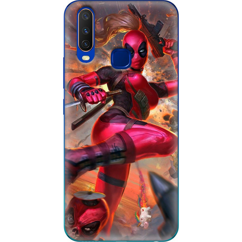 Чехол Uprint Vivo Y15 Woman Deadpool