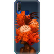 Чехол Uprint Vivo Y15 Exquisite Orange Flowers