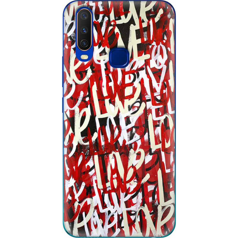 Чехол Uprint Vivo Y15 Love Graffiti