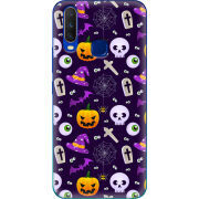 Чехол Uprint Vivo Y15 Halloween Purple Mood