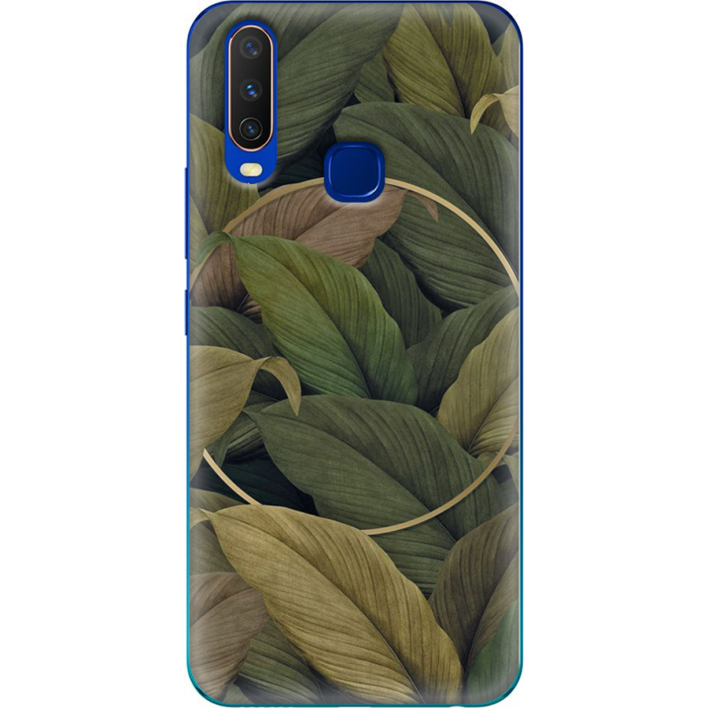 Чехол Uprint Vivo Y15 Leaf