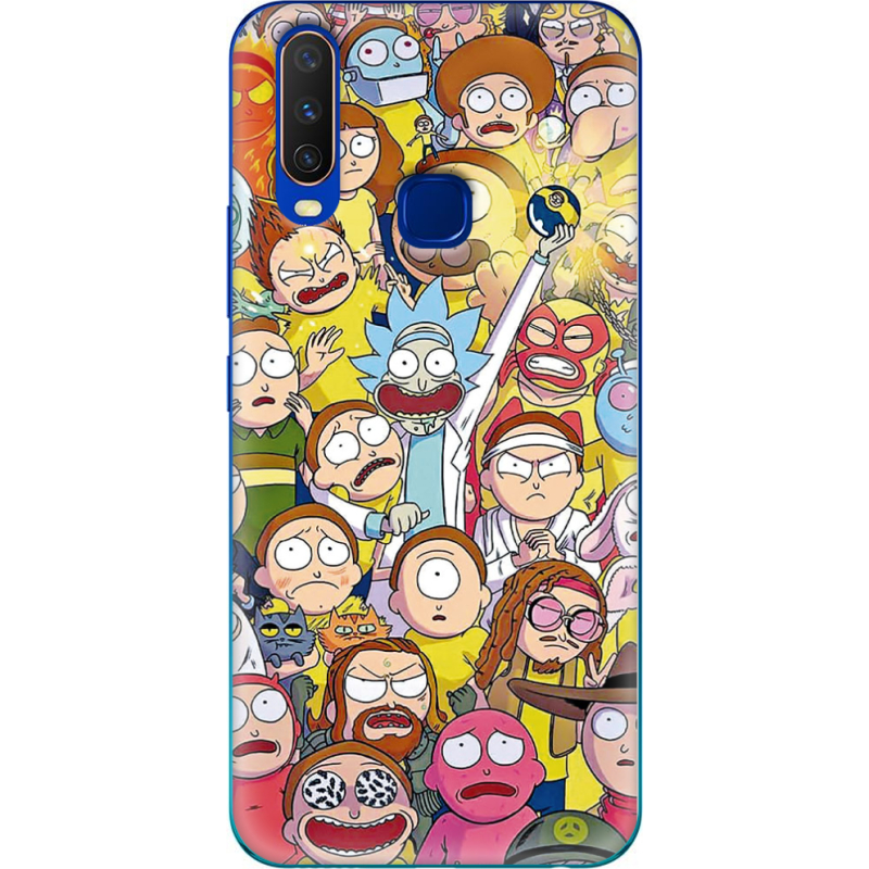 Чехол Uprint Vivo Y15 Rick and Morty