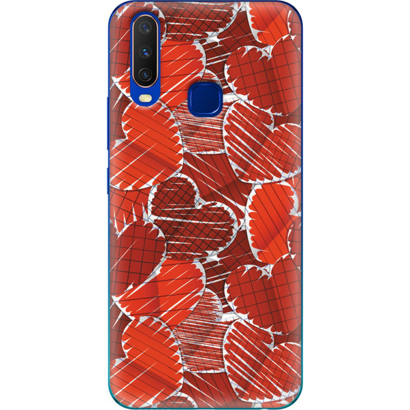 Чехол Uprint Vivo Y15 Heart Strings