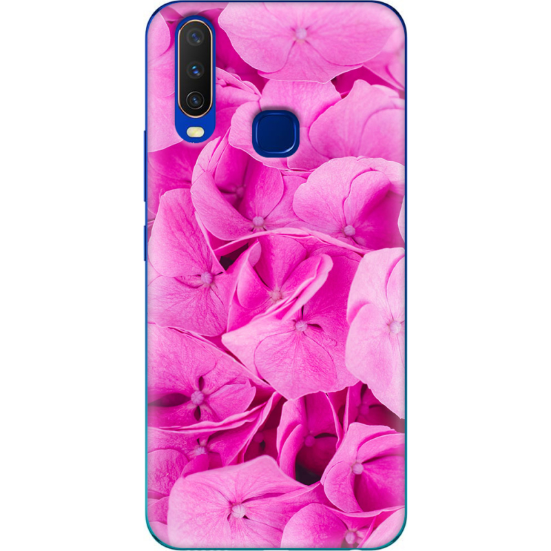 Чехол Uprint Vivo Y15 Pink Flowers