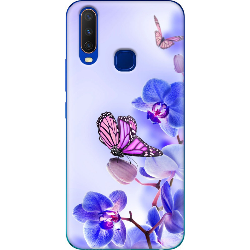 Чехол Uprint Vivo Y15 Orchids and Butterflies