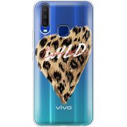 Прозрачный чехол Uprint Vivo Y15 Wild Love