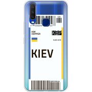 Прозрачный чехол Uprint Vivo Y15 Ticket Kiev