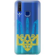 Прозрачный чехол Uprint Vivo Y15 Gold Trident