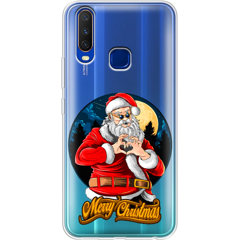 Прозрачный чехол Uprint Vivo Y15 Cool Santa