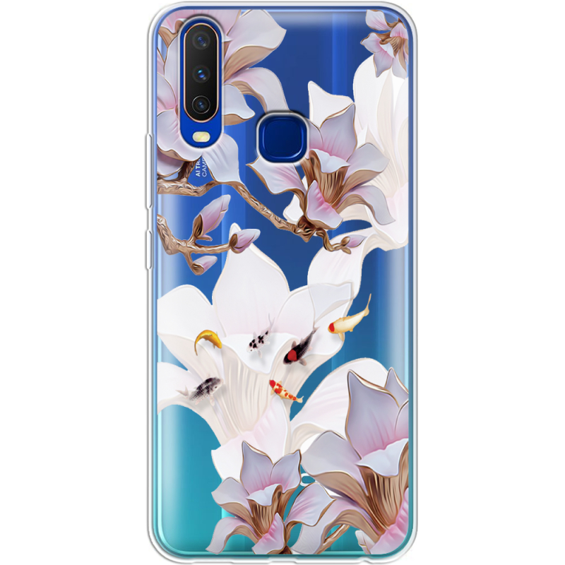 Прозрачный чехол Uprint Vivo Y15 Chinese Magnolia