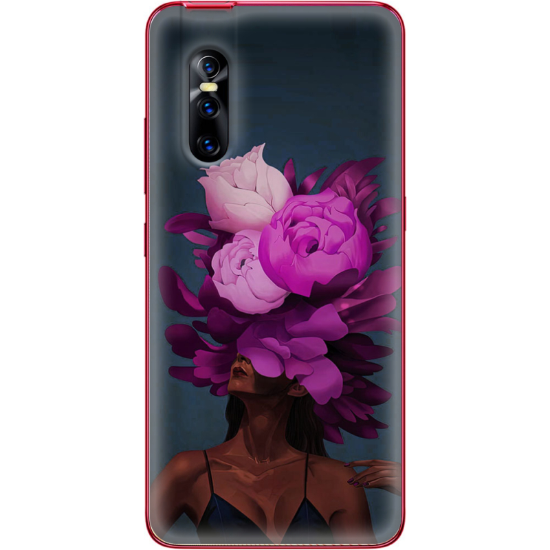 Чехол Uprint Vivo V15 Pro Exquisite Purple Flowers