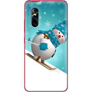 Чехол Uprint Vivo V15 Pro Skier Snowman