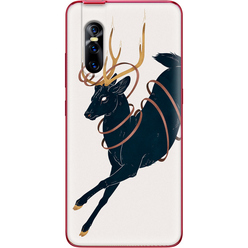 Чехол Uprint Vivo V15 Pro Black Deer