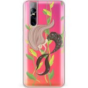 Прозрачный чехол Uprint Vivo V15 Pro Cute Mermaid