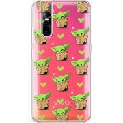 Прозрачный чехол Uprint Vivo V15 Pro Pattern Baby Yoda