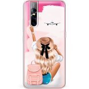 Прозрачный чехол Uprint Vivo V15 Pro Travel Girl