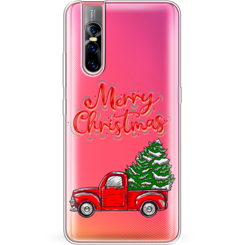 Прозрачный чехол Uprint Vivo V15 Pro Holiday Car