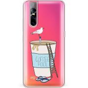 Прозрачный чехол Uprint Vivo V15 Pro Segull in Cofee Pool