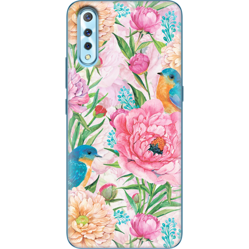 Чехол Uprint Vivo V17 Neo Birds in Flowers