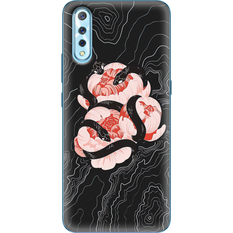 Чехол Uprint Vivo V17 Neo Snake Rose