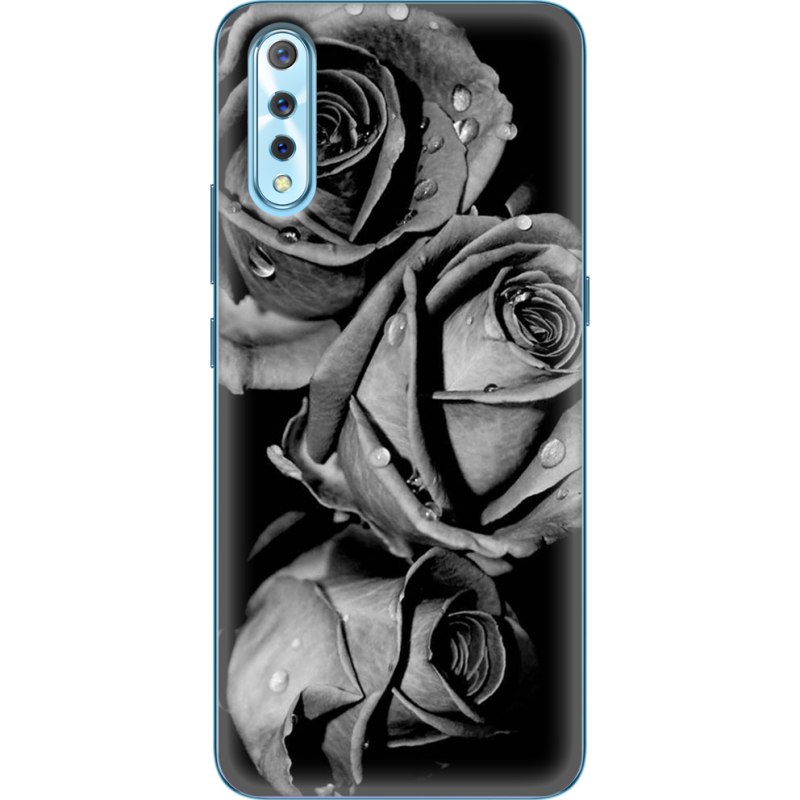 Чехол Uprint Vivo V17 Neo Black and White Roses