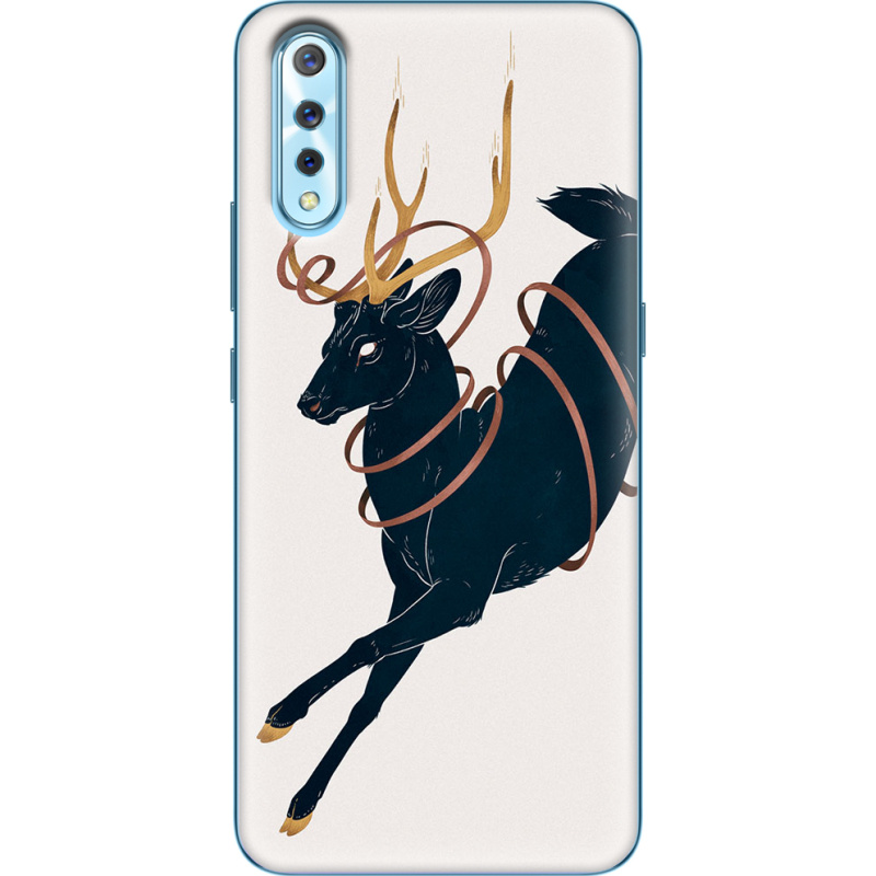 Чехол Uprint Vivo V17 Neo Black Deer