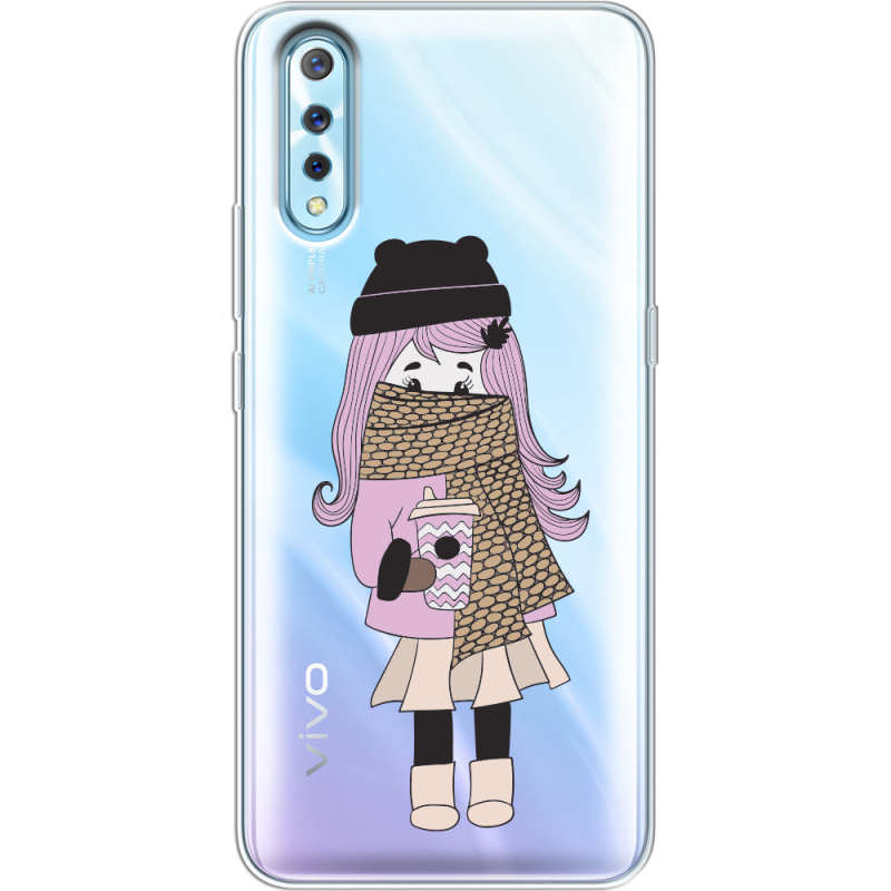 Прозрачный чехол Uprint Vivo V17 Neo Winter Morning Girl