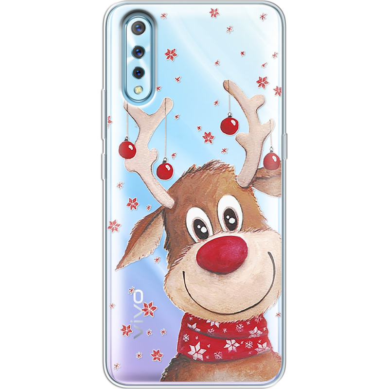 Прозрачный чехол Uprint Vivo V17 Neo Winter Deer