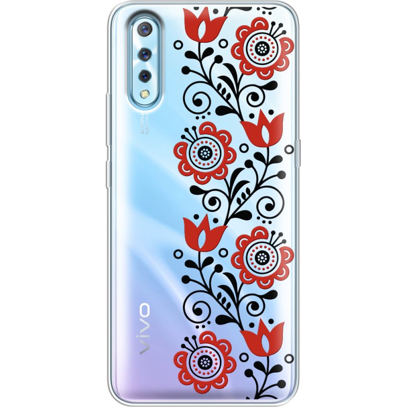 Прозрачный чехол Uprint Vivo V17 Neo Ethno Ornament