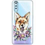 Прозрачный чехол Uprint Vivo V17 Neo Winking Fox