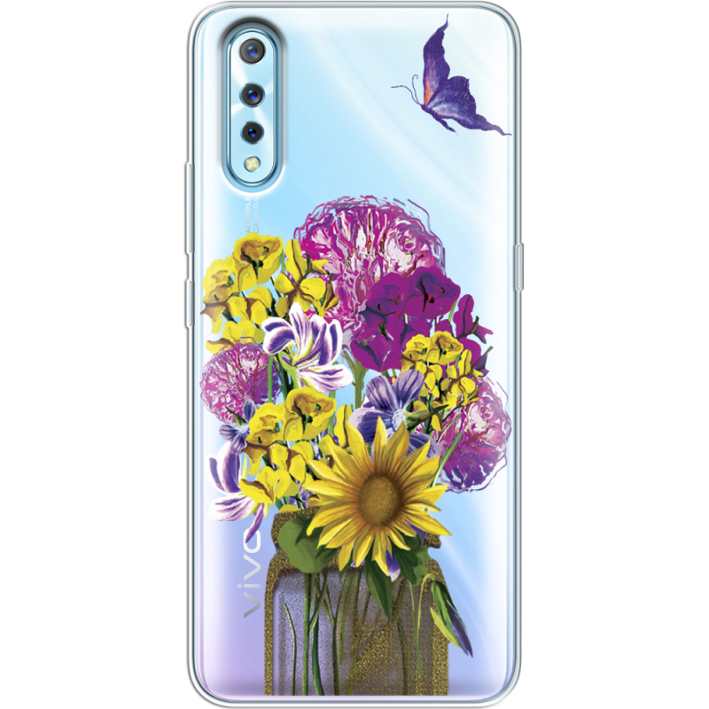 Прозрачный чехол Uprint Vivo V17 Neo My Bouquet