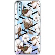 Прозрачный чехол Uprint Vivo V17 Neo Cotton flowers