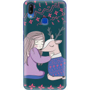 Чехол Uprint Vivo Y93 Lite Girl and deer