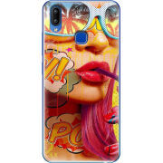 Чехол Uprint Vivo Y93 Lite Yellow Girl Pop Art