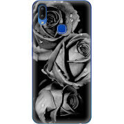 Чехол Uprint Vivo Y93 Lite Black and White Roses