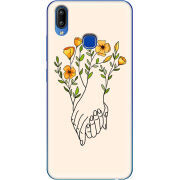 Чехол Uprint Vivo Y93 Lite Flower Hands