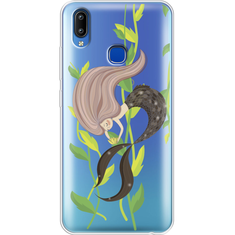Прозрачный чехол Uprint Vivo Y93 Lite Cute Mermaid