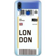 Прозрачный чехол Uprint Vivo Y93 Lite Ticket London