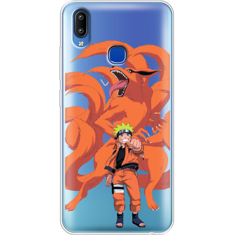 Прозрачный чехол Uprint Vivo Y93 Lite Naruto and Kurama